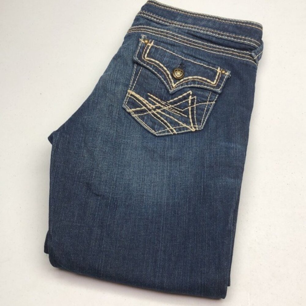 LIKE NEW ARIAT RUBY MID-RISE BOOTCUT JEANS 30x36 ⭐️